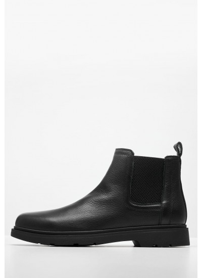Ανδρικά Μποτάκια 1460.Mono Μαύρο Δέρμα Dr. Martens