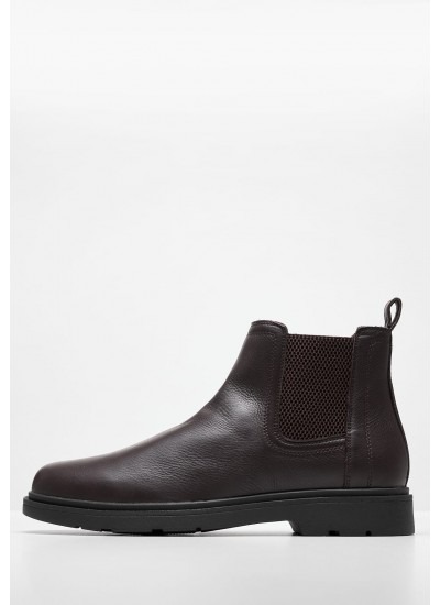 Ανδρικά Μποτάκια 1460.Mono Μαύρο Δέρμα Dr. Martens