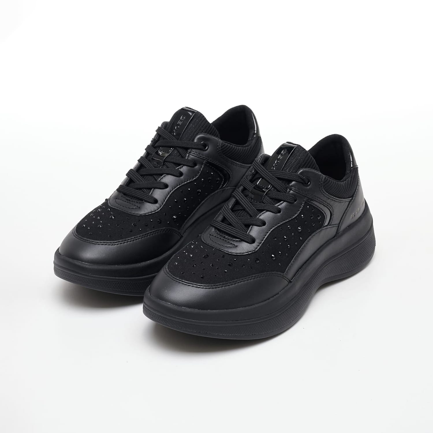 Γυναικεία Παπούτσια Casual Spherica.3C Μαύρο Δέρμα Geox Γυναικεία Παπούτσια Casual Spherica.3C Μαύρο Δέρμα Geox