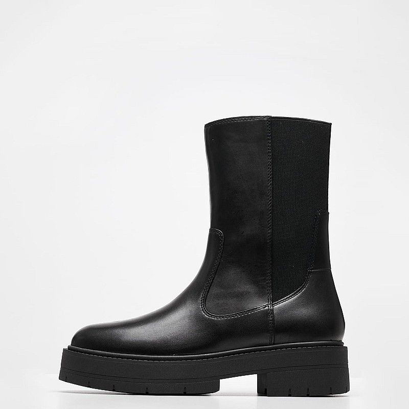 Women Boots Spherica.C7 Black Leather Geox