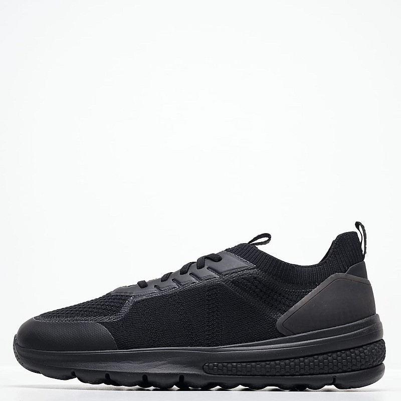 Men Casual Shoes Spherica.Ctf Black Fabric Geox