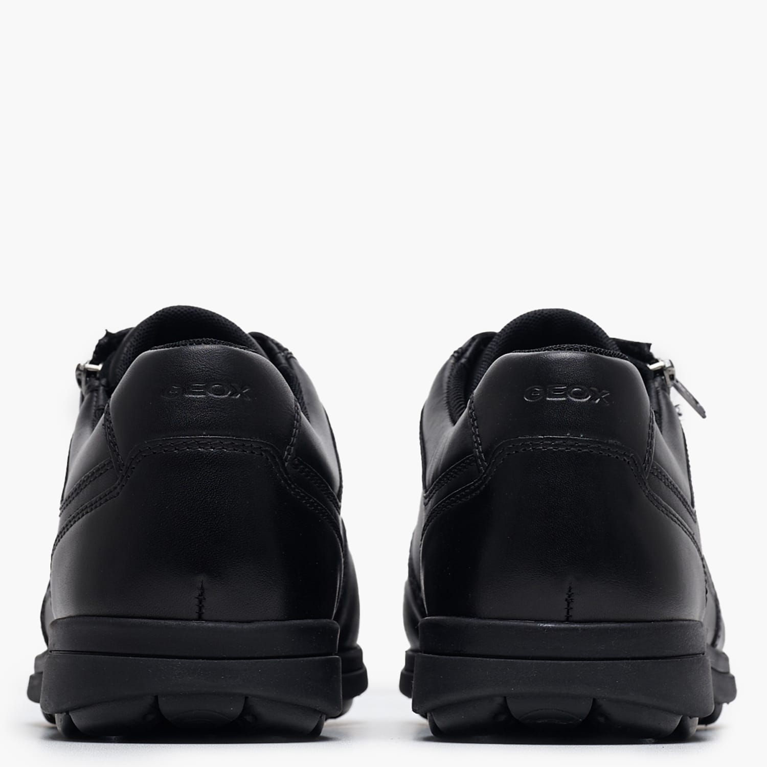 Ανδρικά Παπούτσια Casual Spherica.Ec12.A Μαύρο Δέρμα Geox Ανδρικά Παπούτσια Casual Spherica.Ec12.A Μαύρο Δέρμα Geox