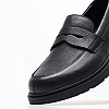 Men Moccasins Spherica.Ec1 Black Leather Geox Men Moccasins Spherica.Ec1 Black Leather Geox