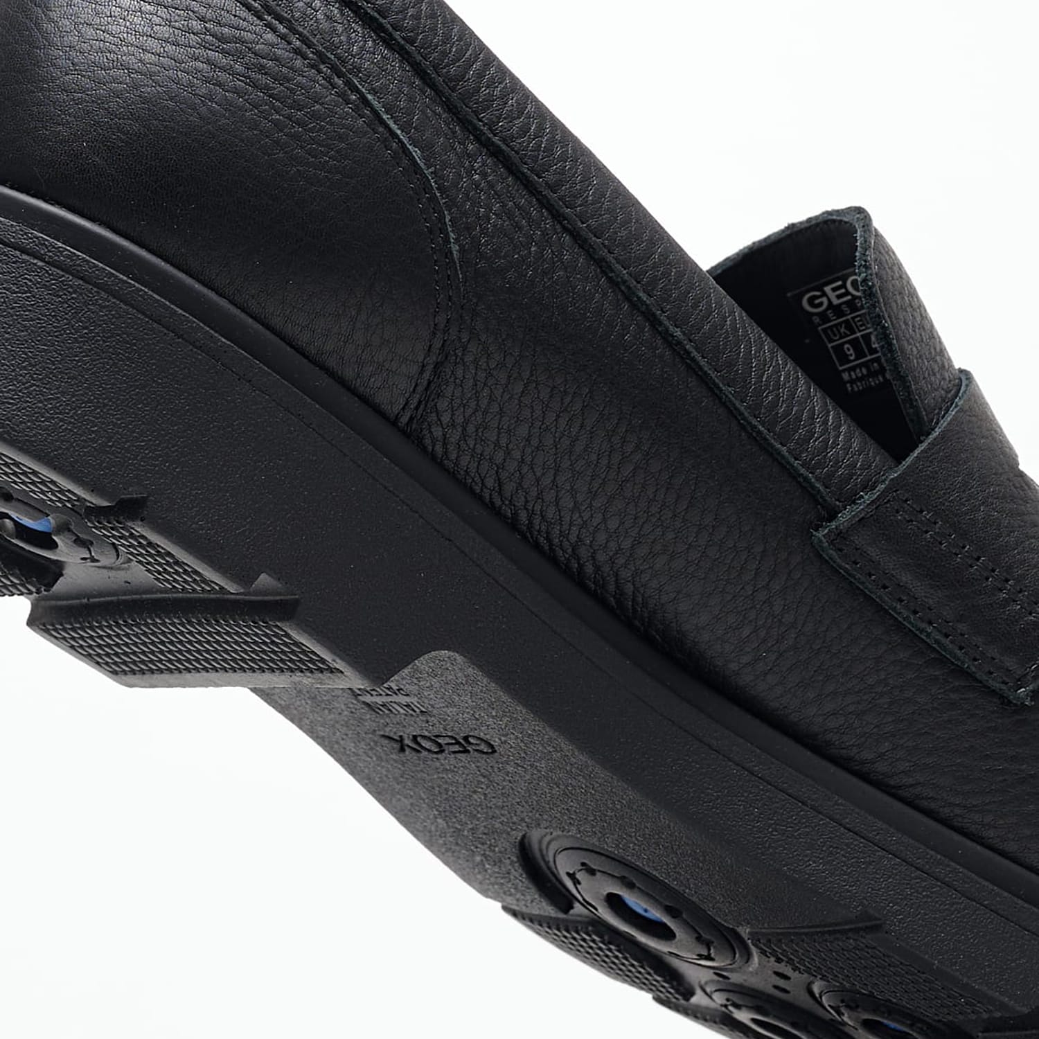 Men Moccasins Spherica.Ec1 Black Leather Geox Men Moccasins Spherica.Ec1 Black Leather Geox