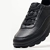 Ανδρικά Παπούτσια Casual Spherica.Tumbled Μαύρο Δέρμα Geox Ανδρικά Παπούτσια Casual Spherica.Tumbled Μαύρο Δέρμα Geox