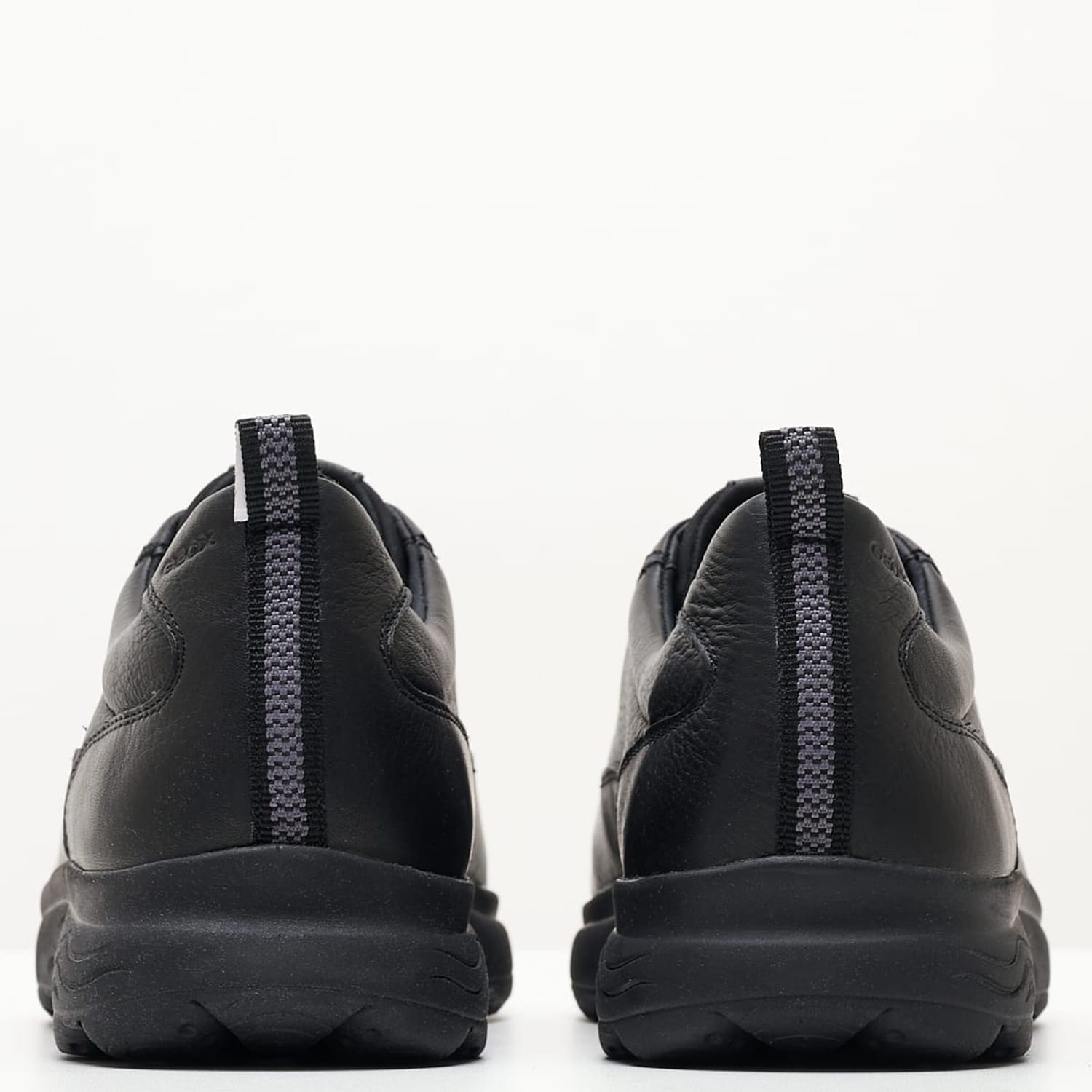 Ανδρικά Παπούτσια Casual Spherica.Tumbled Μαύρο Δέρμα Geox Ανδρικά Παπούτσια Casual Spherica.Tumbled Μαύρο Δέρμα Geox
