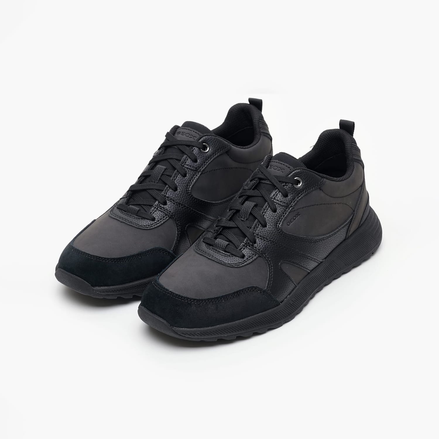 Ανδρικά Παπούτσια Casual U.Molveno.2 Μαύρο ECOnubuck Geox Ανδρικά Παπούτσια Casual U.Molveno.2 Μαύρο ECOnubuck Geox
