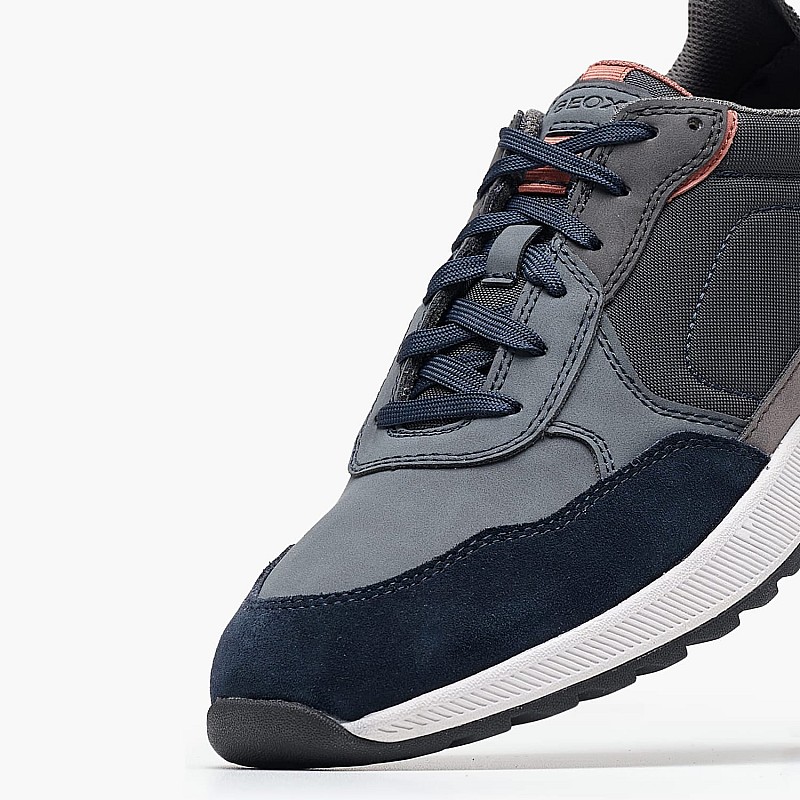 Ανδρικά Παπούτσια Casual U.Molveno Μπλε ECOleather Geox