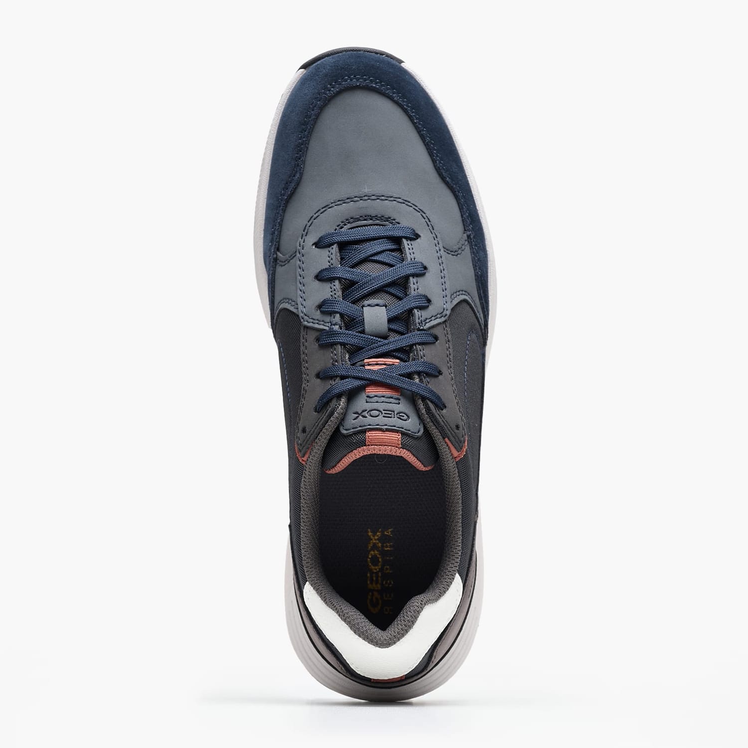 Ανδρικά Παπούτσια Casual U.Molveno Μπλε ECOleather Geox Ανδρικά Παπούτσια Casual U.Molveno Μπλε ECOleather Geox