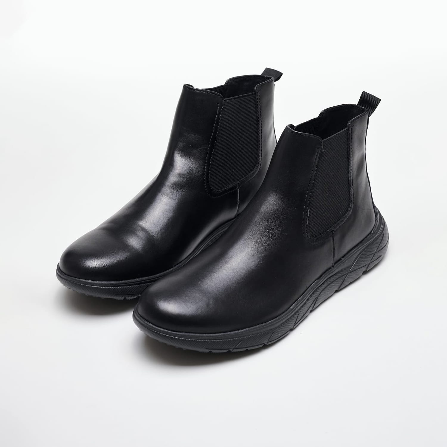 Men Boots U.Portello Black Leather Geox