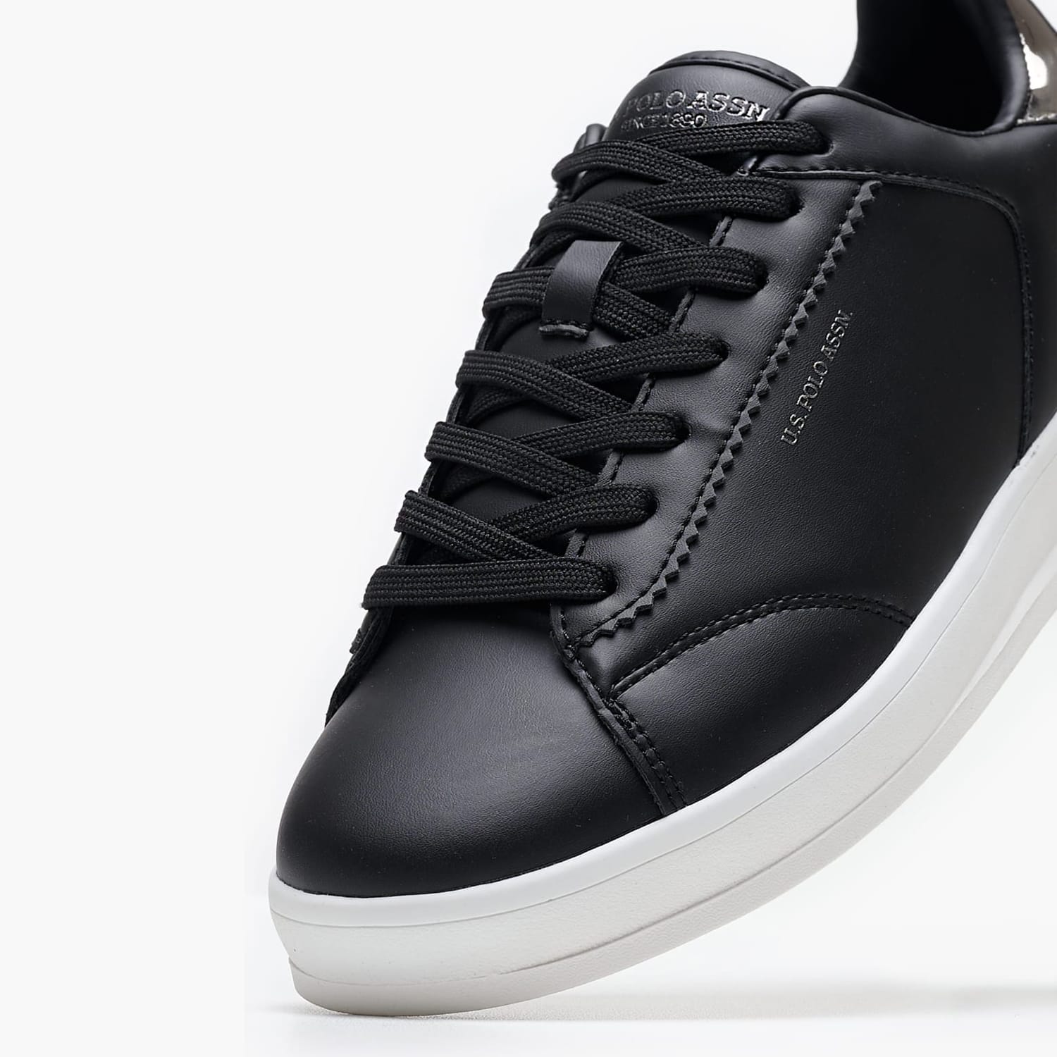 Γυναικεία Παπούτσια Casual Campyw002.Club Μαύρο ECOleather U.S. Polo Assn.