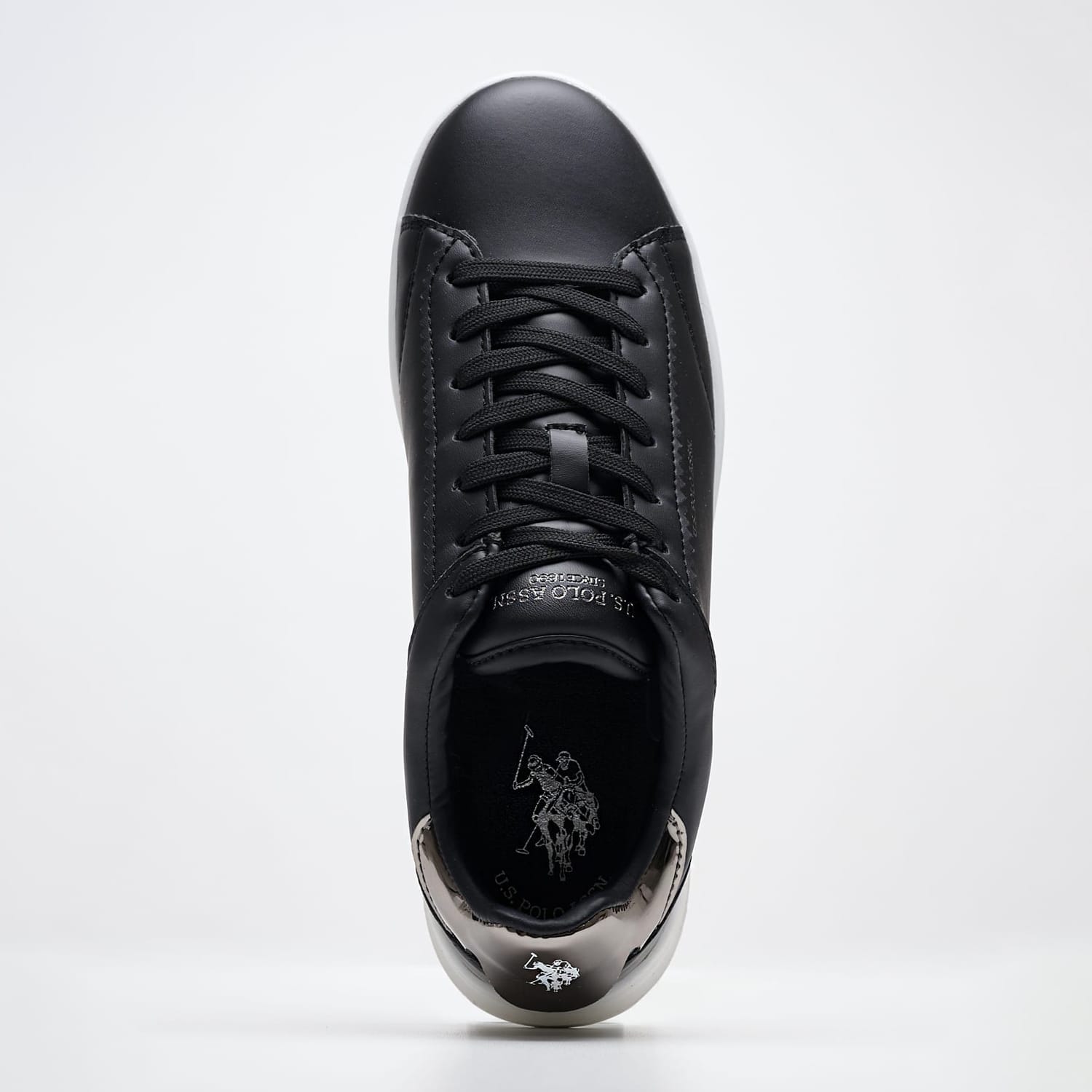Γυναικεία Παπούτσια Casual Campyw002.Club Μαύρο ECOleather U.S. Polo Assn.