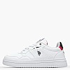 Παιδικά Παπούτσια Casual Denny004D Άσπρο ECOleather U.S. Polo Assn. Casual - Sneakers U.S. Polo Assn. Denny004D-White