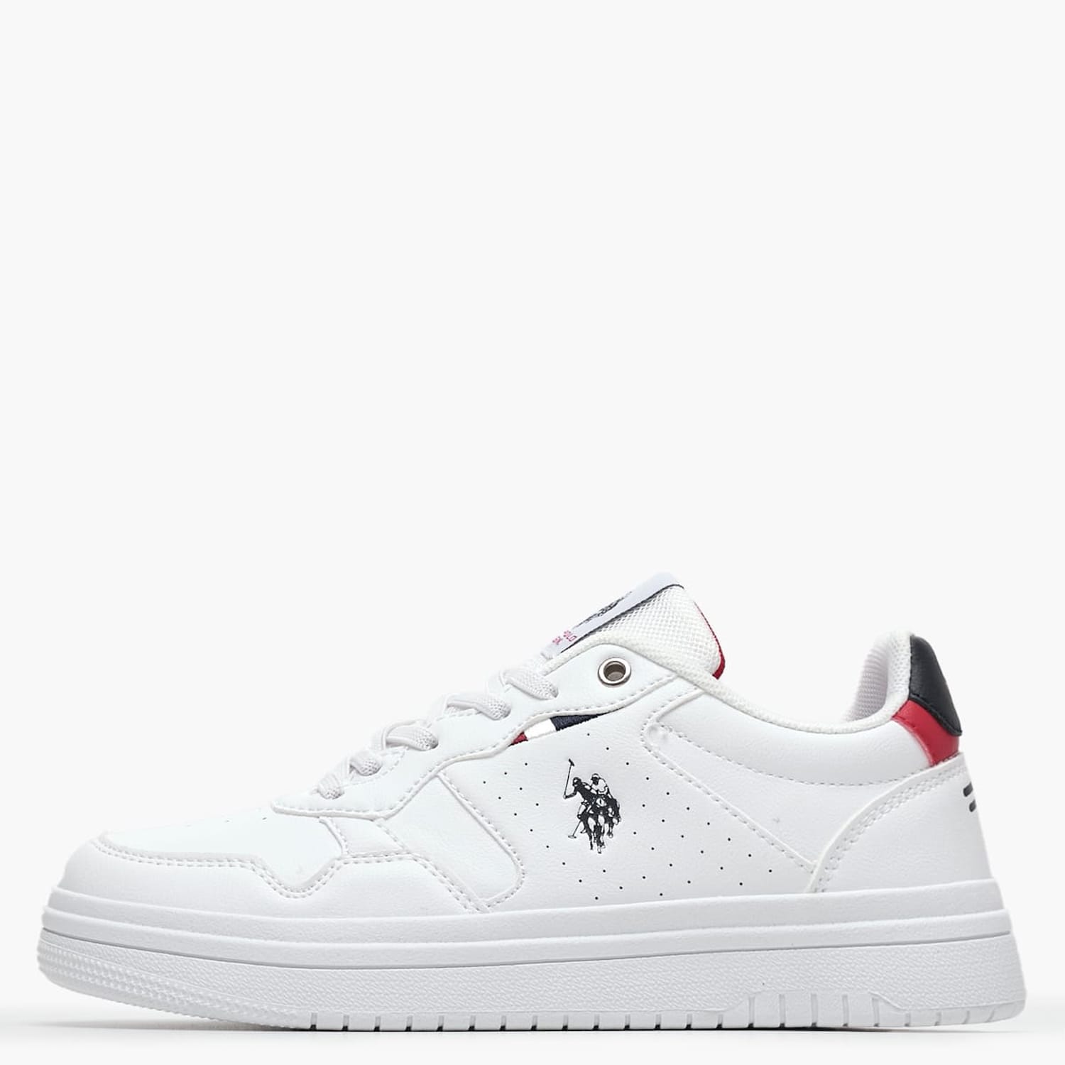 Παιδικά Παπούτσια Casual Denny004D Άσπρο ECOleather U.S. Polo Assn. Casual - Sneakers U.S. Polo Assn. Denny004D-White