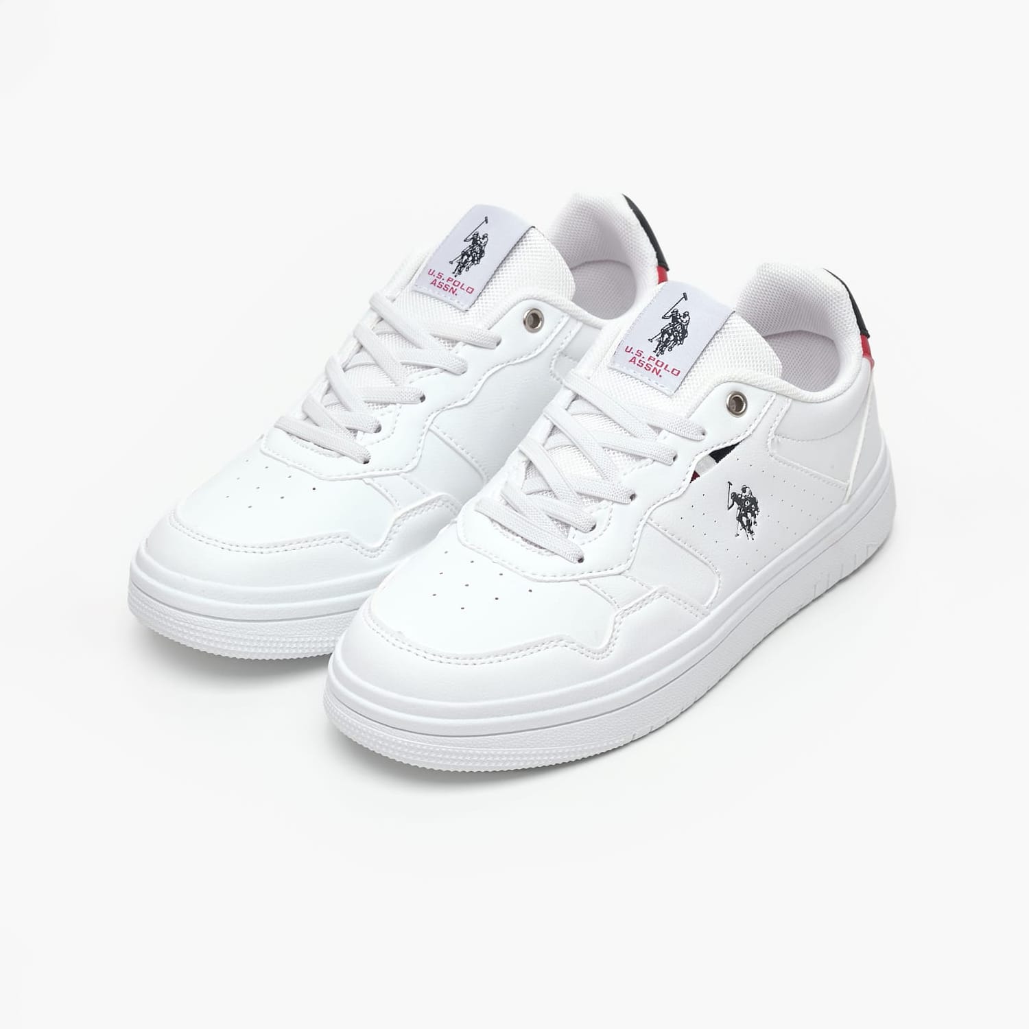 Παιδικά Παπούτσια Casual Denny004D Άσπρο ECOleather U.S. Polo Assn. Casual - Sneakers U.S. Polo Assn. Denny004D-White