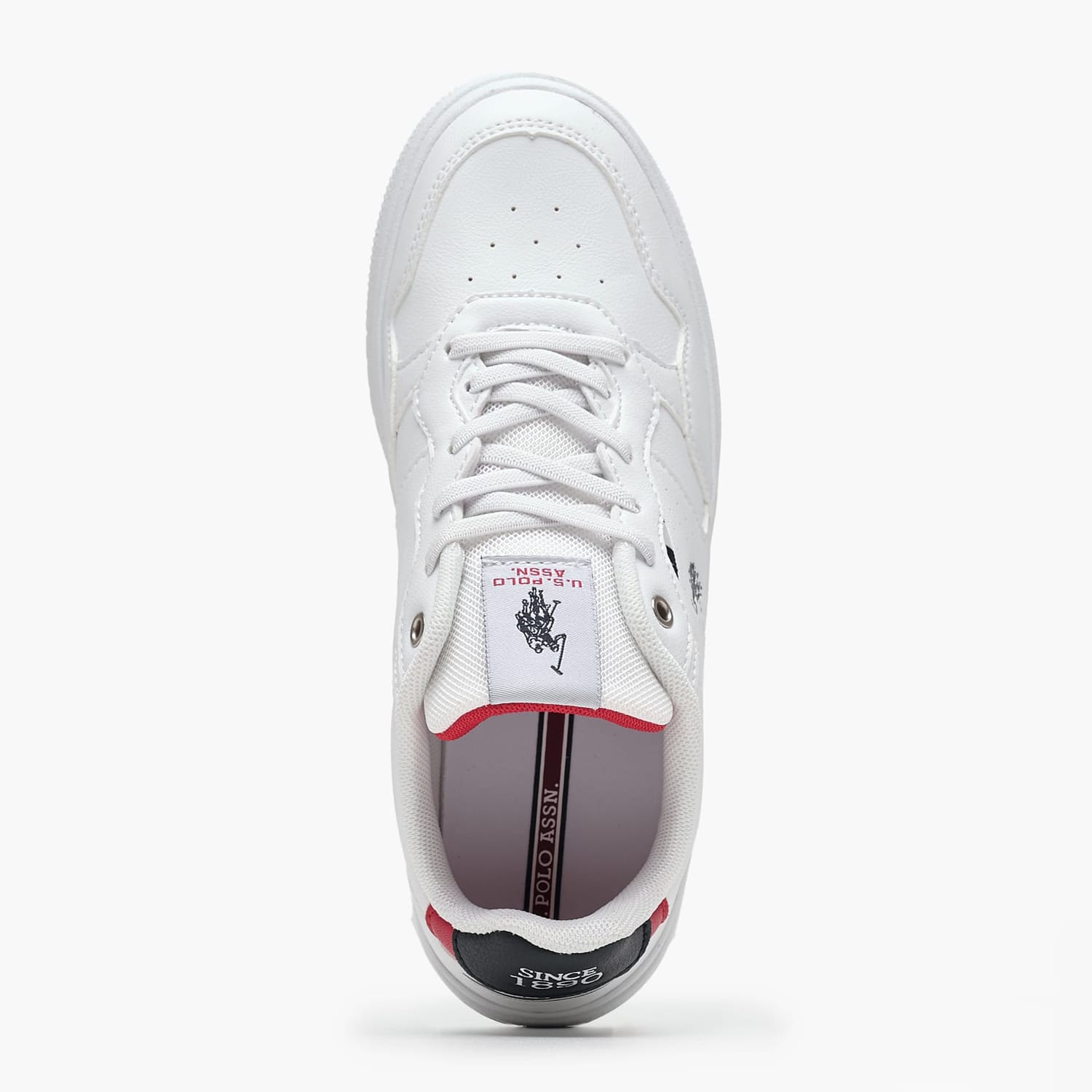 Παιδικά Παπούτσια Casual Denny004D Άσπρο ECOleather U.S. Polo Assn. Casual - Sneakers U.S. Polo Assn. Denny004D-White