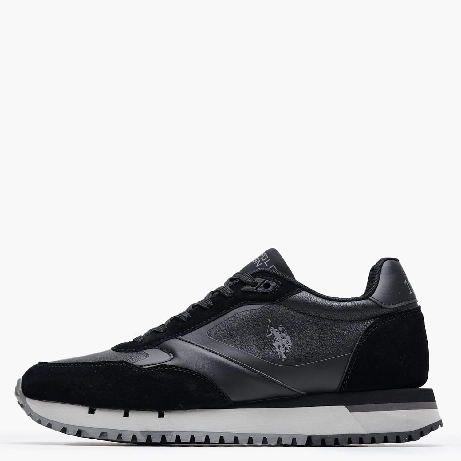 Ανδρικά Παπούτσια Casual Justin001A Μαύρο ECOleather U.S. Polo Assn.