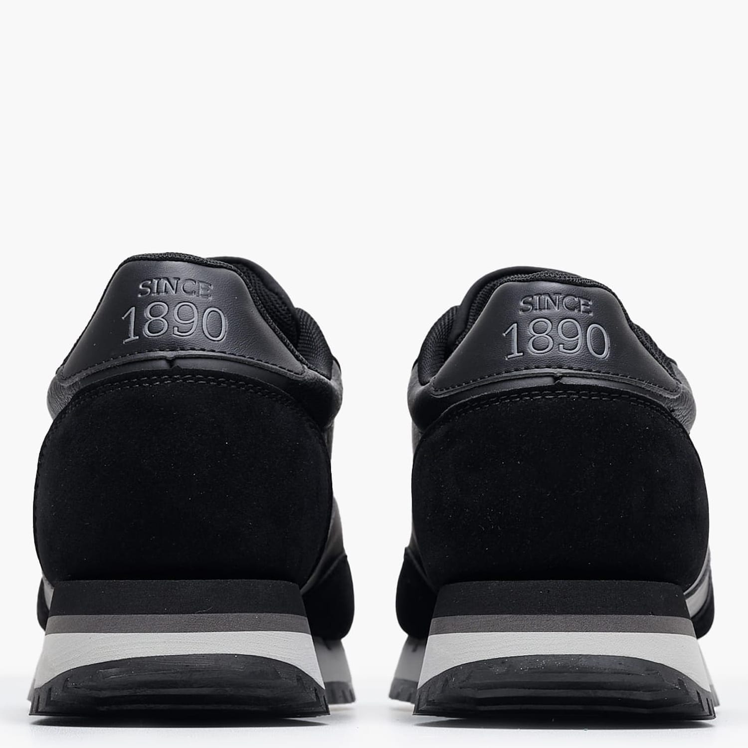Ανδρικά Παπούτσια Casual Justin001A Μαύρο ECOleather U.S. Polo Assn. Casual - Sneakers U.S. Polo Assn. Justin001A-Black