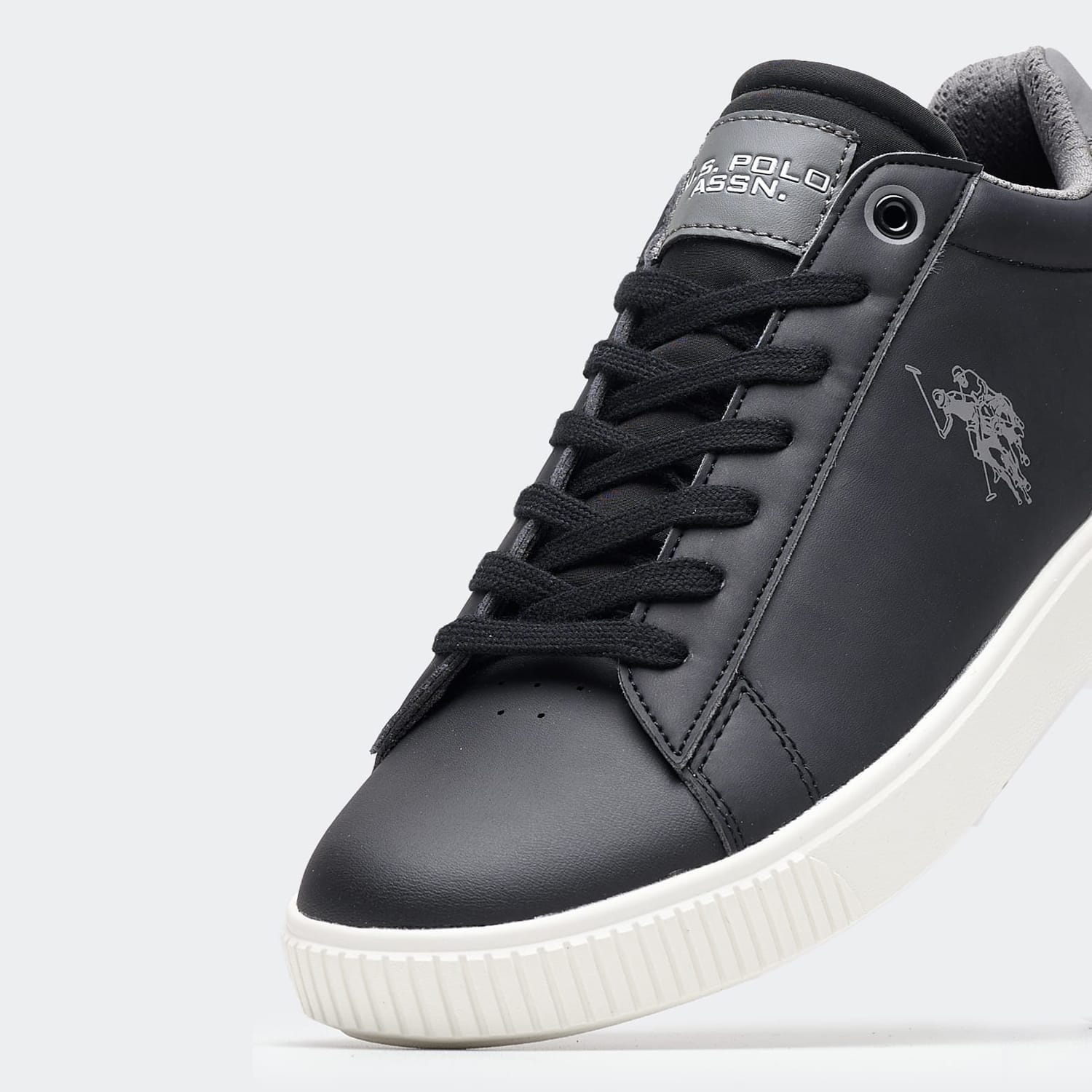 Ανδρικά Παπούτσια Casual Tymes006A Μαύρο ECOleather U.S. Polo Assn.
