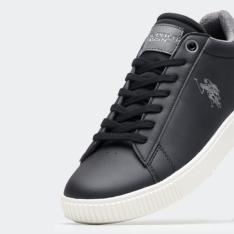 Ανδρικά Παπούτσια Casual Tymes006A Μαύρο ECOleather U.S. Polo Assn.