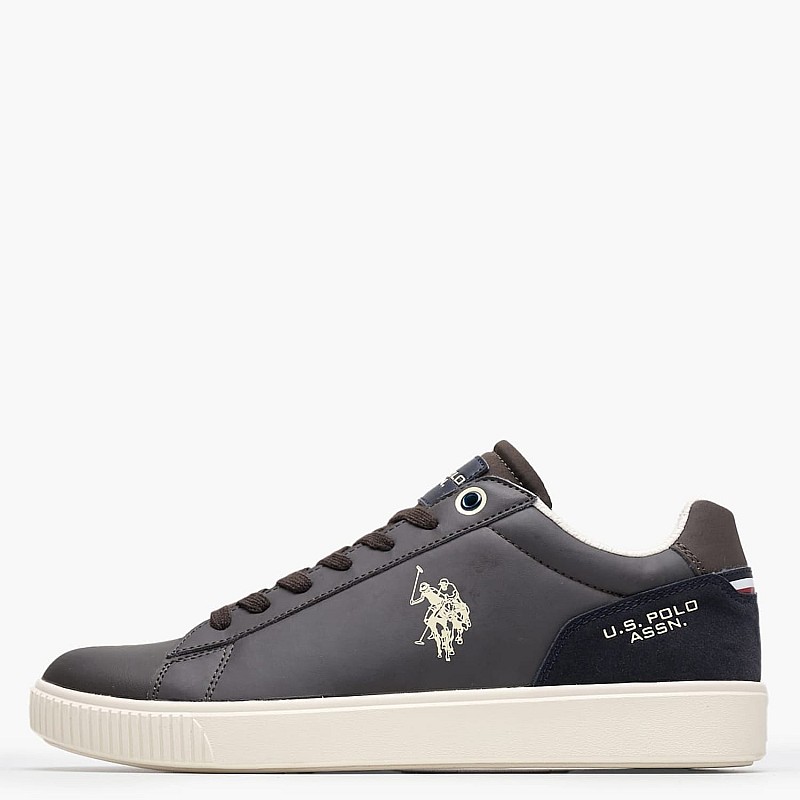Ανδρικά Παπούτσια Casual Tymes006A Καφέ ECOleather U.S. Polo Assn.