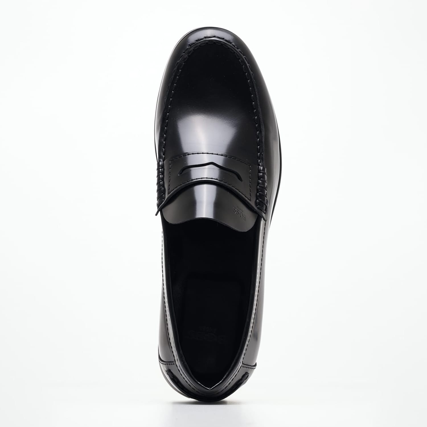 Ανδρικά Μοκασίνια B6487 Μαύρο Δέρμα Boss shoes Ανδρικά Μοκασίνια B6487 Μαύρο Δέρμα Boss shoes