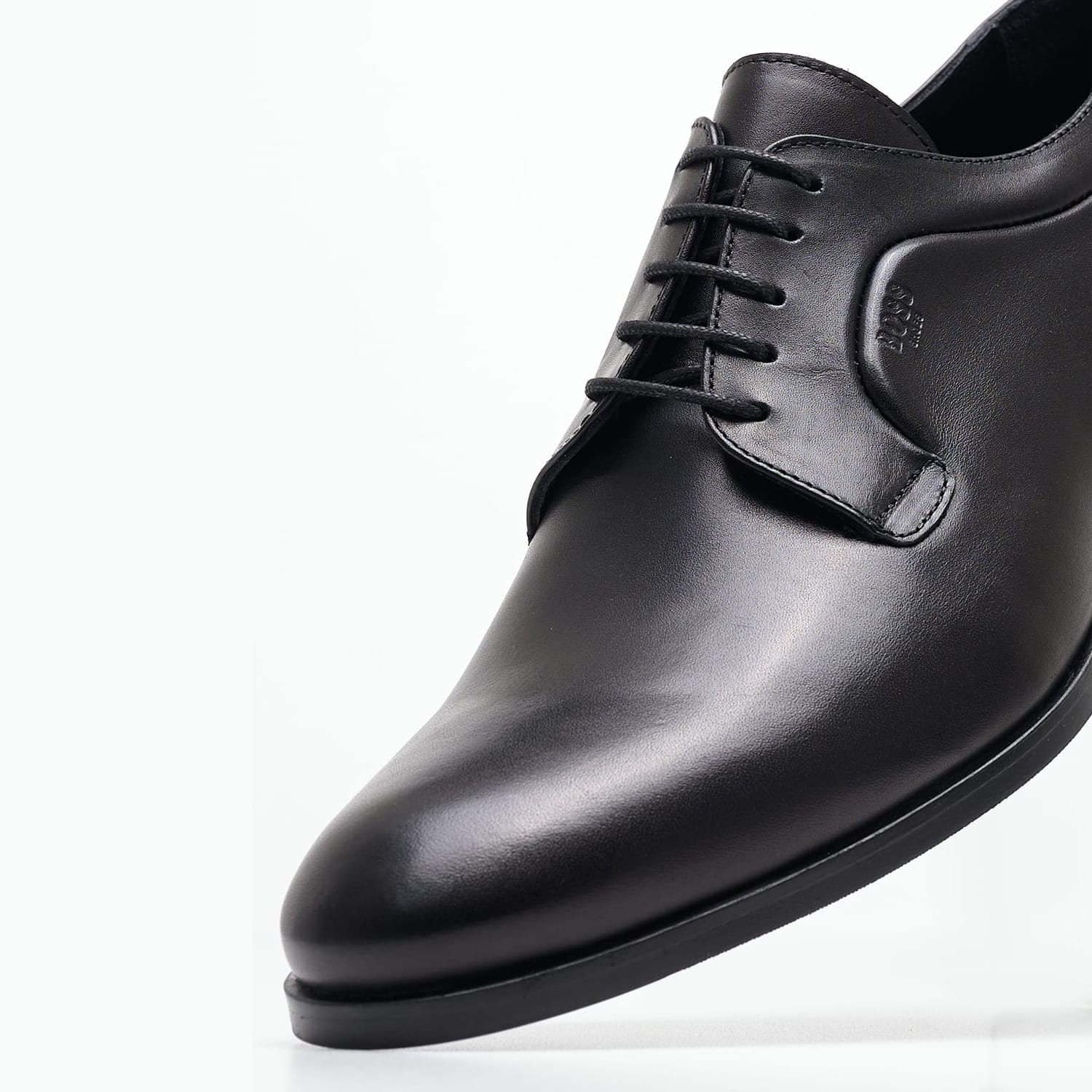 Ανδρικά Παπούτσια Δετά A7521 Μαύρο Δέρμα Boss shoes
