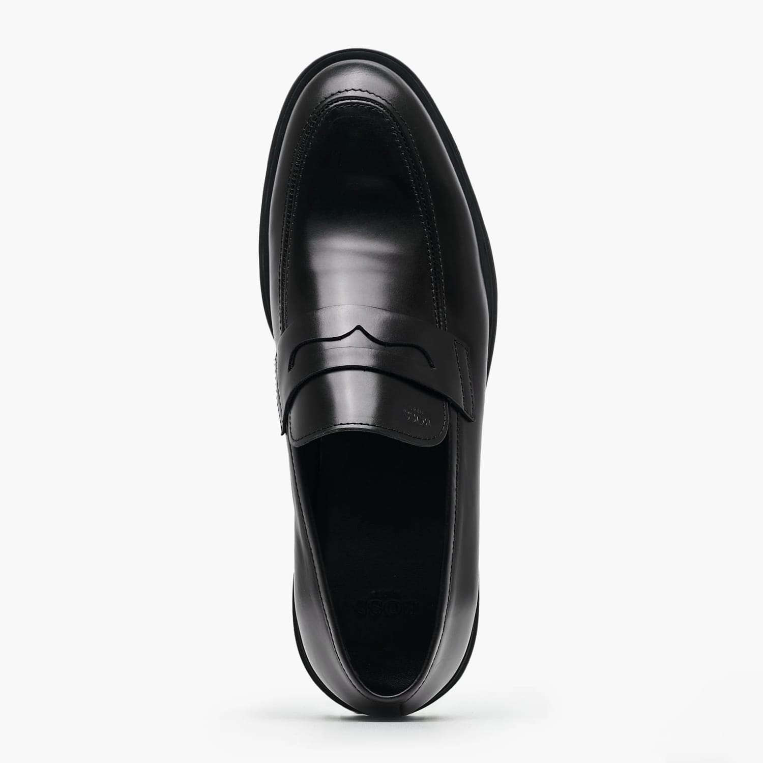 Ανδρικά Μοκασίνια A7575 Μαύρο Δέρμα Boss shoes Ανδρικά Μοκασίνια A7575 Μαύρο Δέρμα Boss shoes