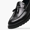Ανδρικά Μοκασίνια A7576 Μαύρο Δέρμα Boss shoes Ανδρικά Μοκασίνια A7576 Μαύρο Δέρμα Boss shoes