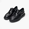 Ανδρικά Παπούτσια Δετά A7607 Μαύρο Δέρμα Boss shoes Ανδρικά Παπούτσια Δετά A7607 Μαύρο Δέρμα Boss shoes