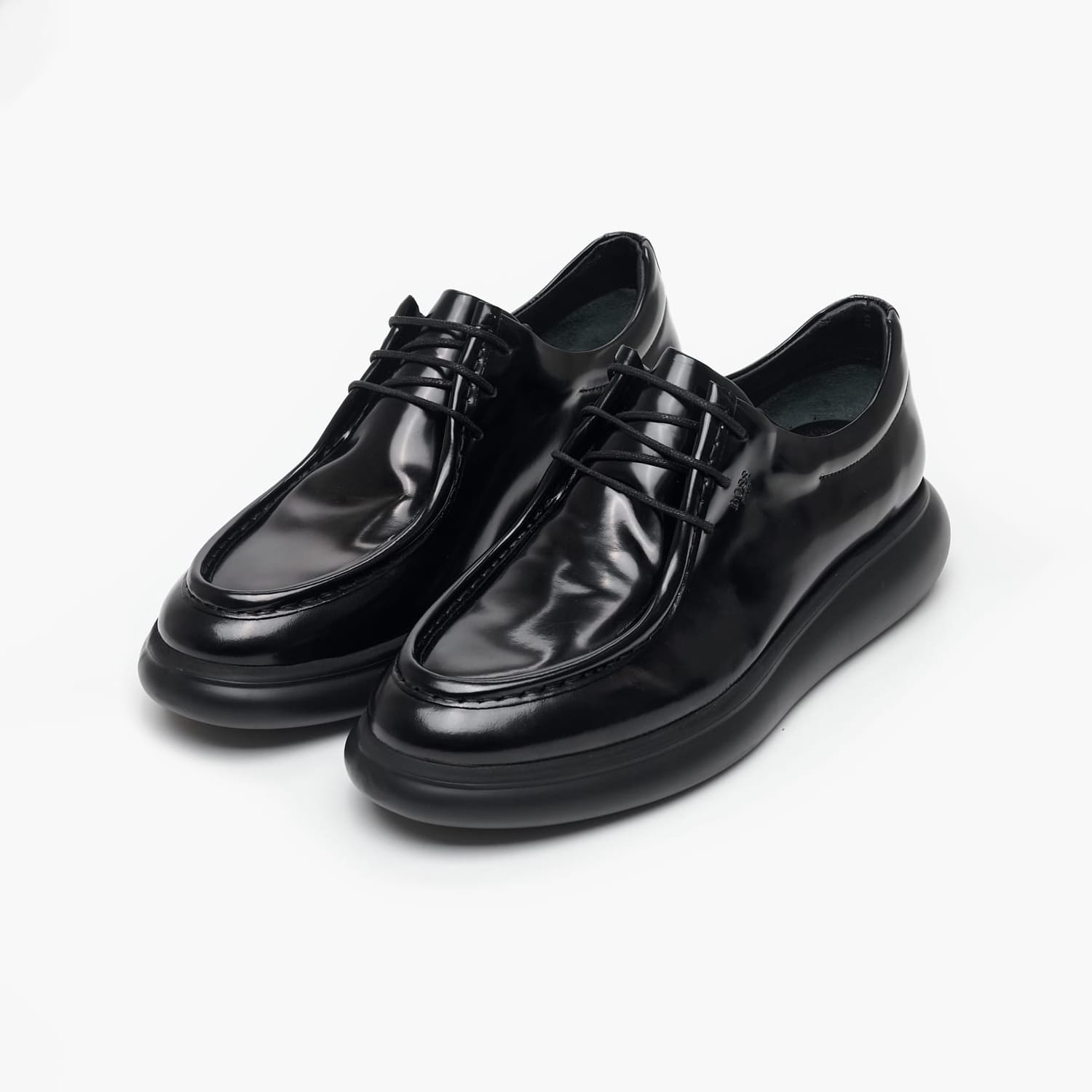 Ανδρικά Παπούτσια Δετά A7607 Μαύρο Δέρμα Boss shoes Ανδρικά Παπούτσια Δετά A7607 Μαύρο Δέρμα Boss shoes