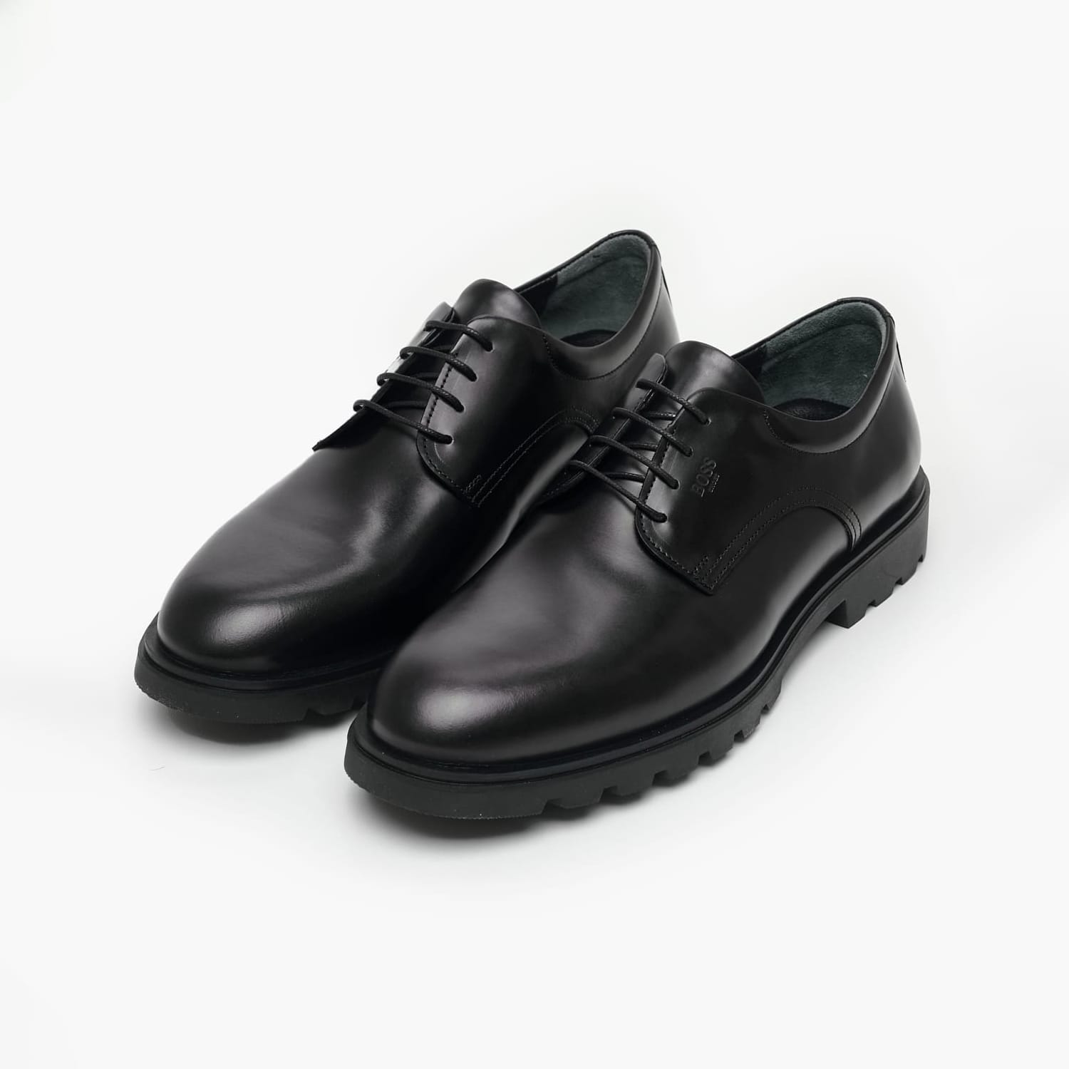 Ανδρικά Παπούτσια Δετά A7618 Μαύρο Δέρμα Boss shoes Ανδρικά Παπούτσια Δετά A7618 Μαύρο Δέρμα Boss shoes