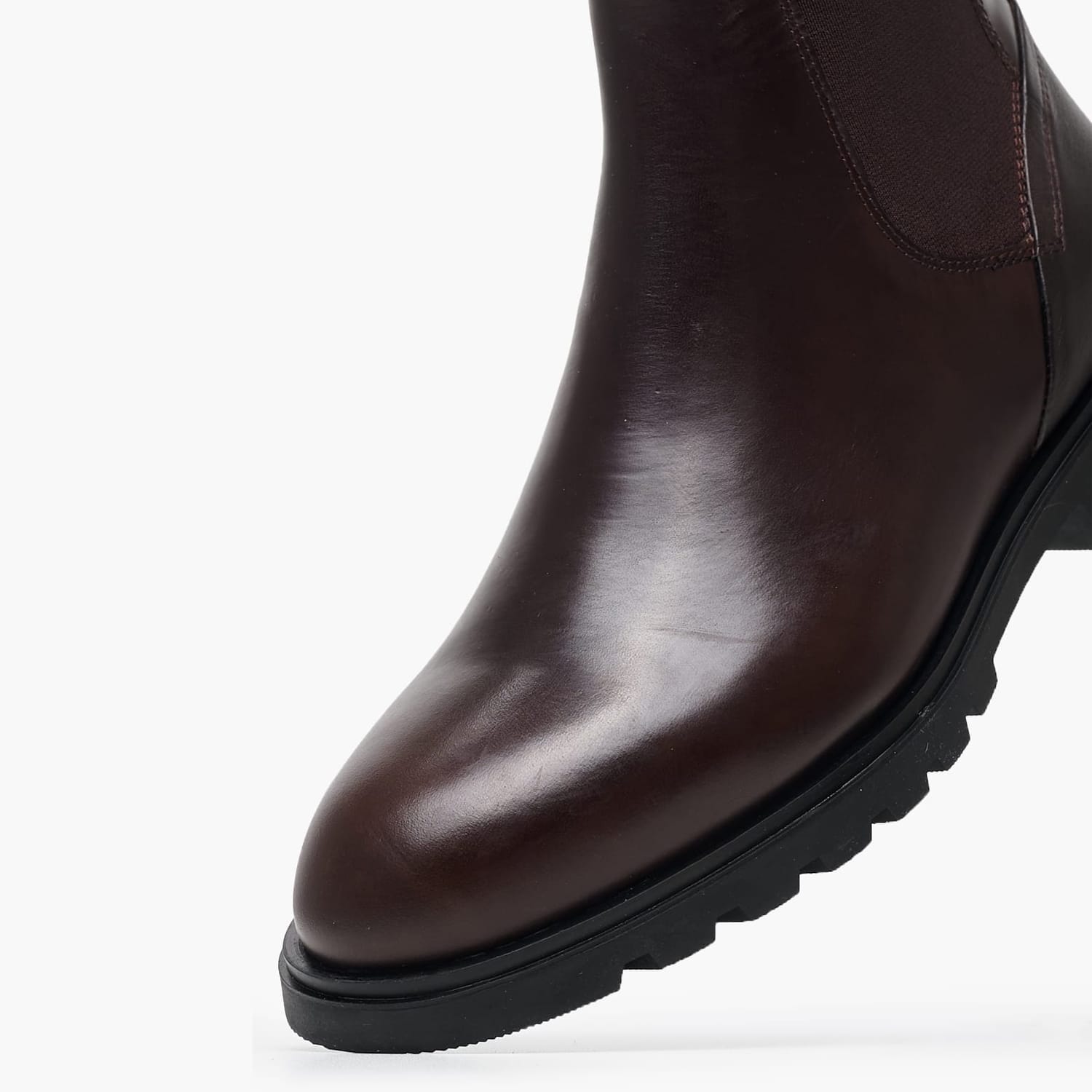 Ανδρικά Μποτάκια A7631 Καφέ Δέρμα Boss shoes