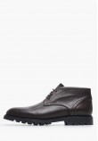 Men Boots A7632 Brown Leather Boss shoes