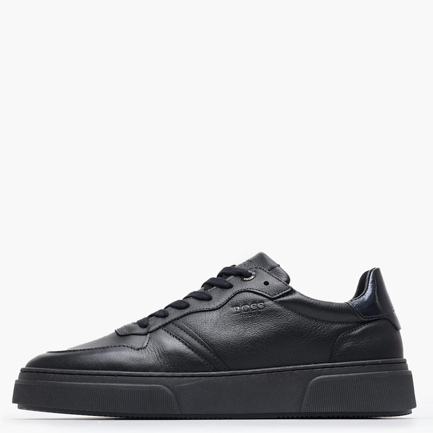 Ανδρικά Παπούτσια Casual AA220 Μαύρο Δέρμα Boss shoes