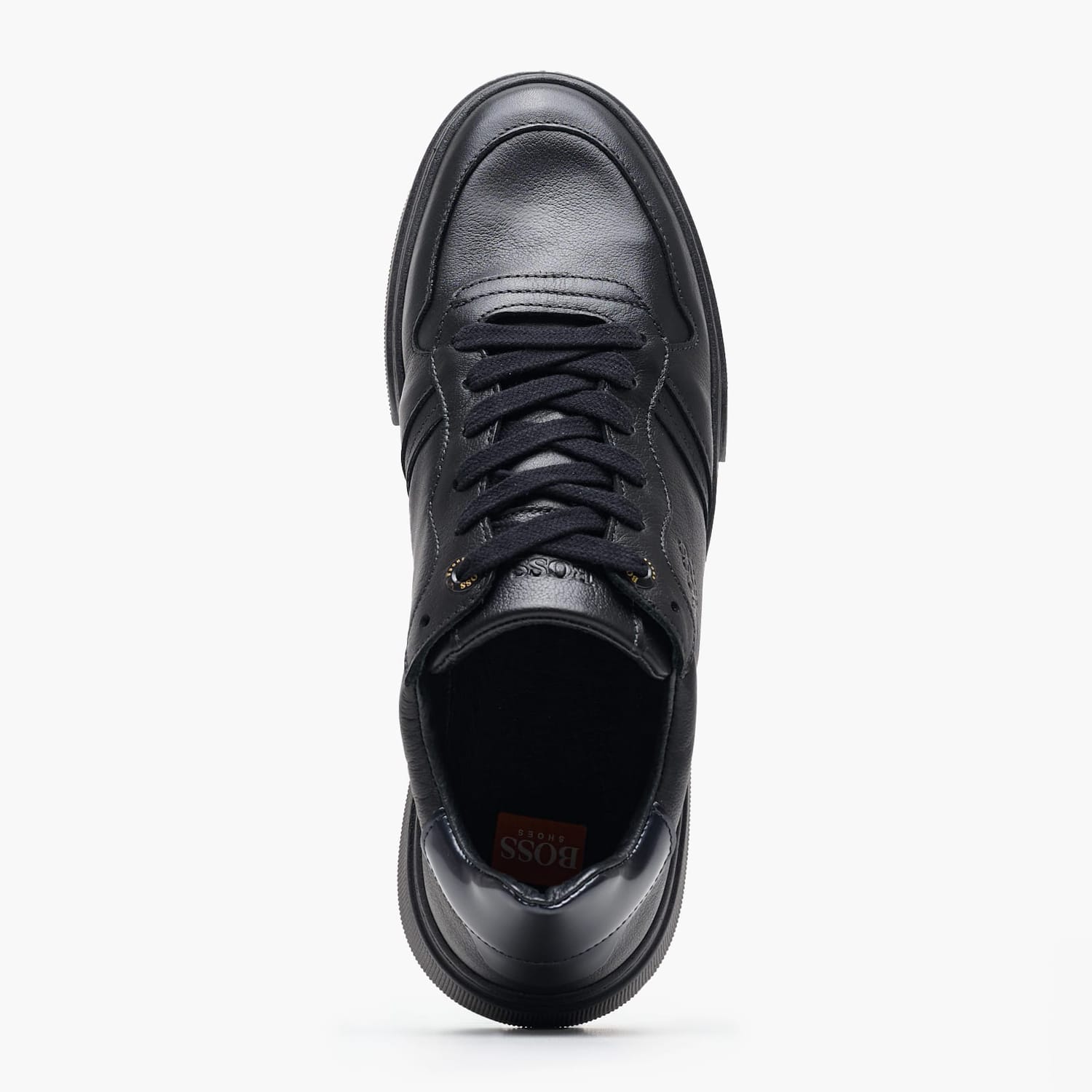 Ανδρικά Παπούτσια Casual AA220 Μαύρο Δέρμα Boss shoes Ανδρικά Παπούτσια Casual AA220 Μαύρο Δέρμα Boss shoes