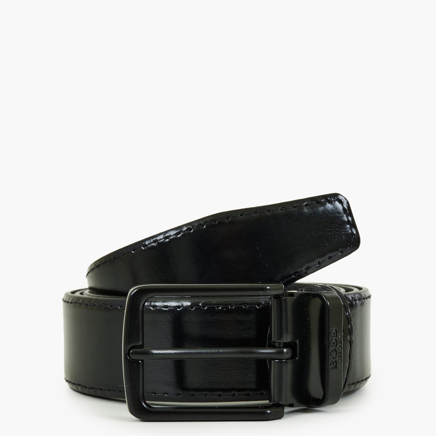Ανδρικές Ζώνες AB004.Bl Μαύρο Δέρμα Boss shoes