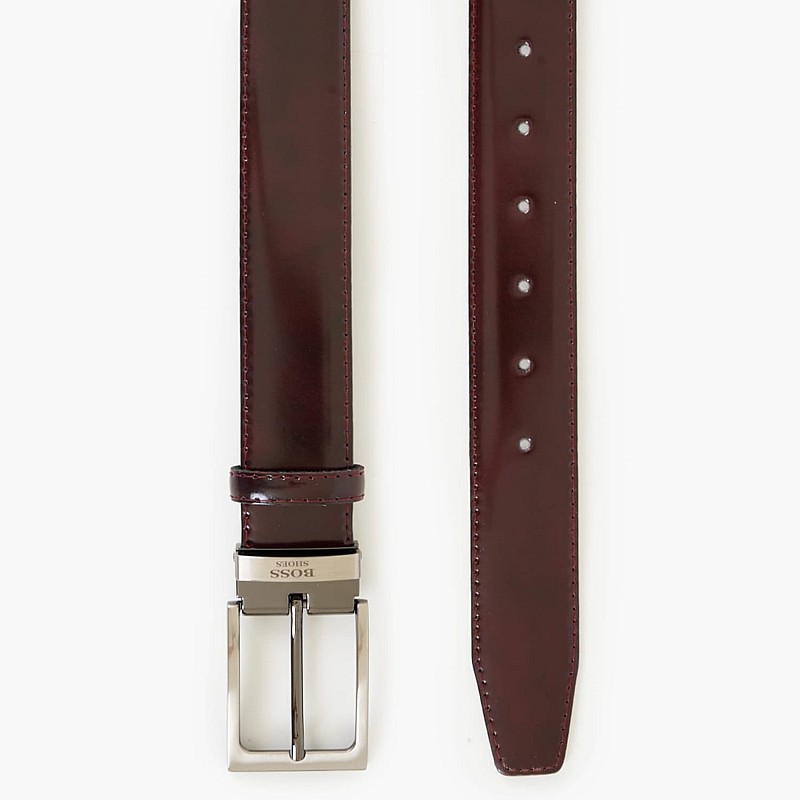 Men Belts AB005 Bordo Leather Boss shoes