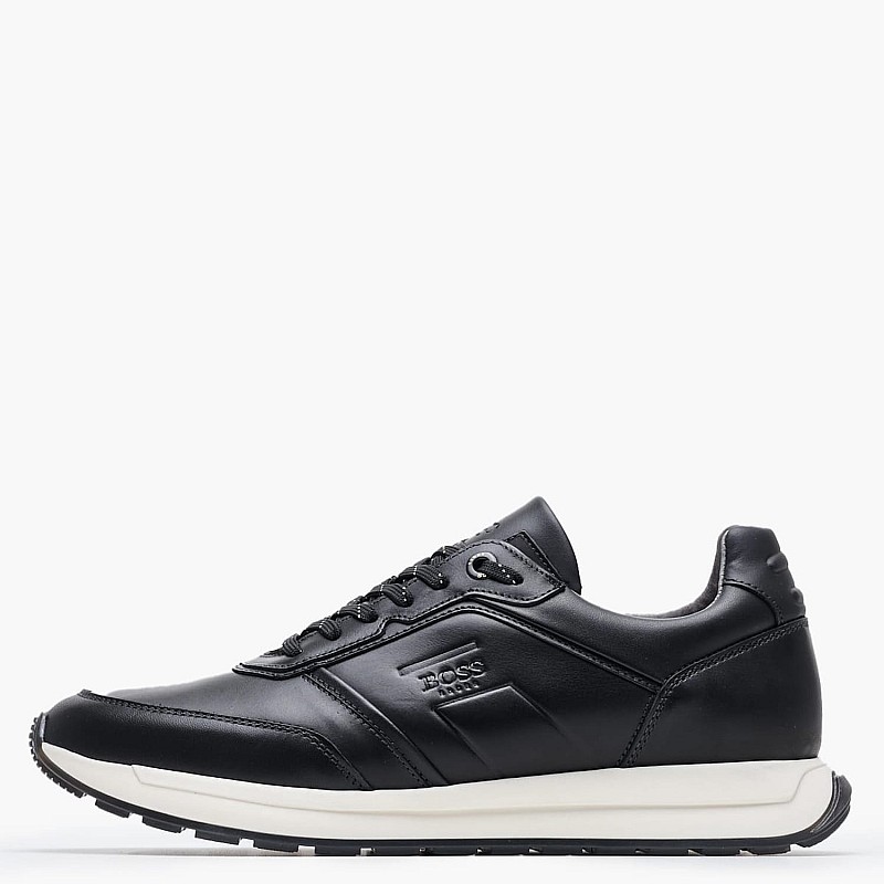 Ανδρικά Παπούτσια Casual AB230 Μαύρο Δέρμα Boss shoes