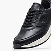 Ανδρικά Παπούτσια Casual AB230 Μαύρο Δέρμα Boss shoes Ανδρικά Παπούτσια Casual AB230 Μαύρο Δέρμα Boss shoes