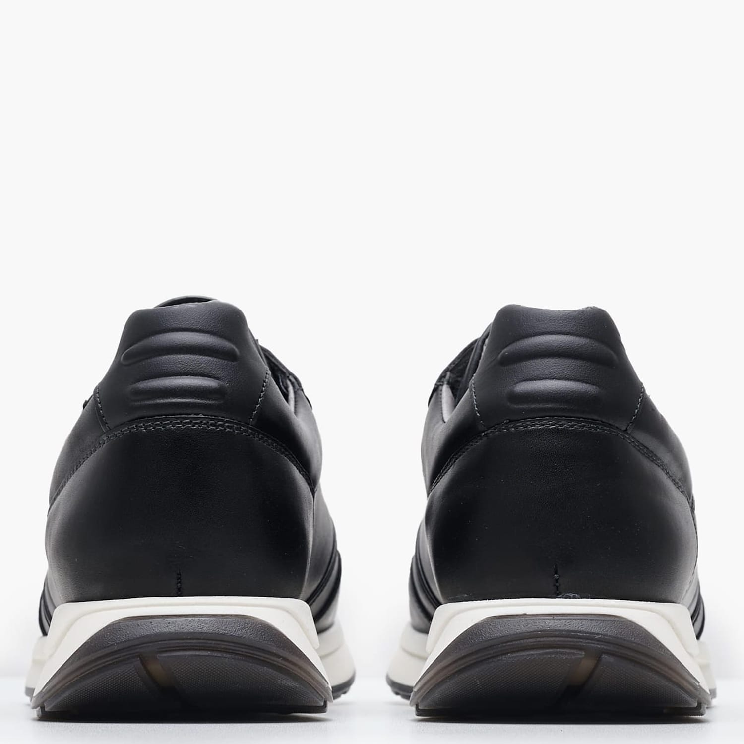 Ανδρικά Παπούτσια Casual AB230 Μαύρο Δέρμα Boss shoes Ανδρικά Παπούτσια Casual AB230 Μαύρο Δέρμα Boss shoes
