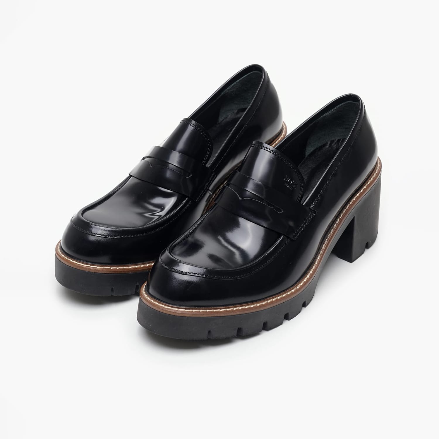 Γυναικεία Μοκασίνια AW7554 Μαύρο Δέρμα Boss shoes Γυναικεία Μοκασίνια AW7554 Μαύρο Δέρμα Boss shoes
