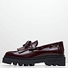 Γυναικεία Μοκασίνια AWCH347 Μπορντό Δέρμα Boss shoes Γυναικεία Μοκασίνια AWCH347 Μπορντό Δέρμα Boss shoes