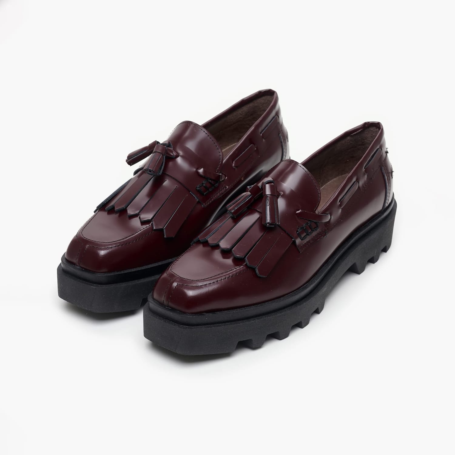 Γυναικεία Μοκασίνια AWCH347 Μπορντό Δέρμα Boss shoes Γυναικεία Μοκασίνια AWCH347 Μπορντό Δέρμα Boss shoes