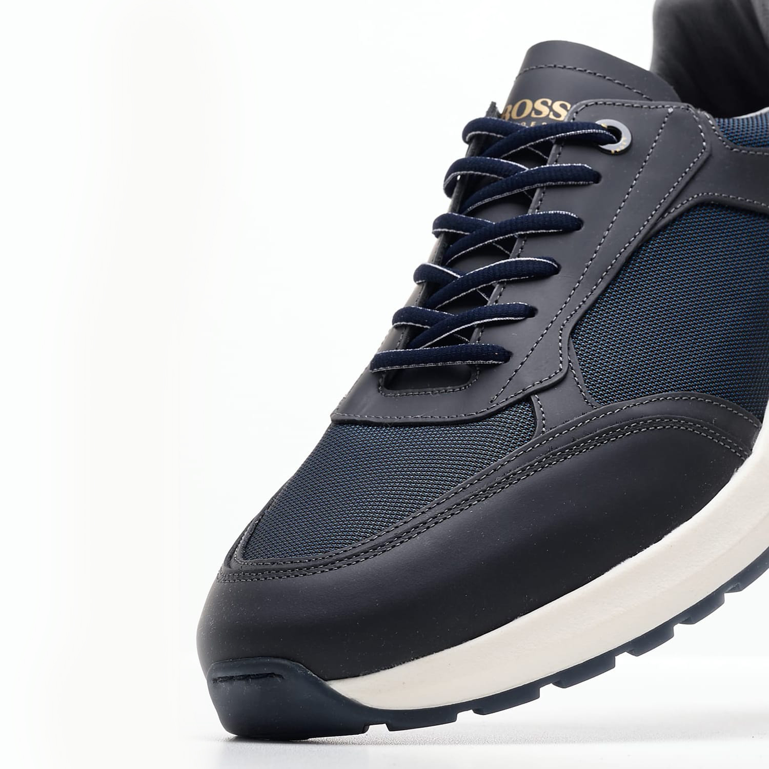 Ανδρικά Παπούτσια Casual AZ273.Thes Μπλε Δέρμα Boss shoes