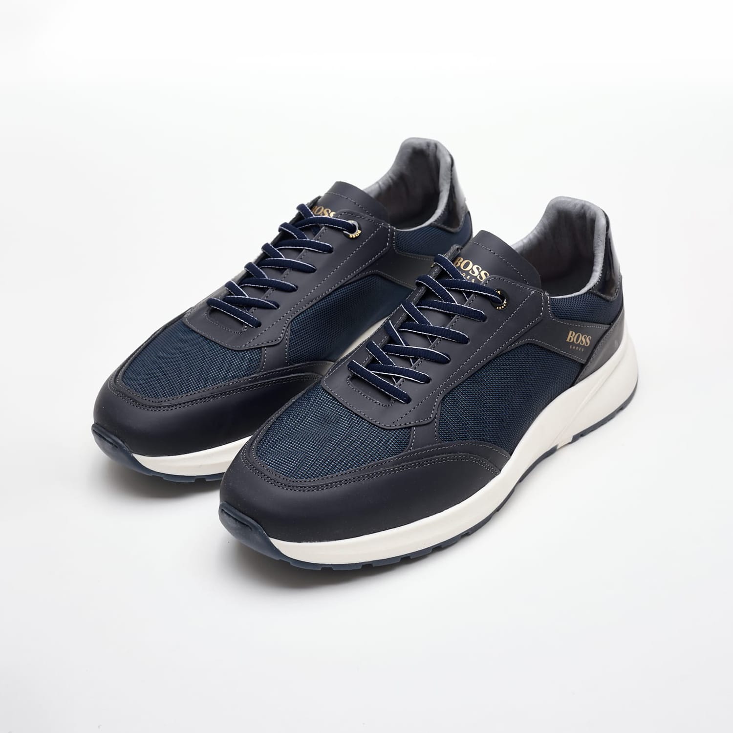 Ανδρικά Παπούτσια Casual AZ273.Thes Μπλε Δέρμα Boss shoes Ανδρικά Παπούτσια Casual AZ273.Thes Μπλε Δέρμα Boss shoes