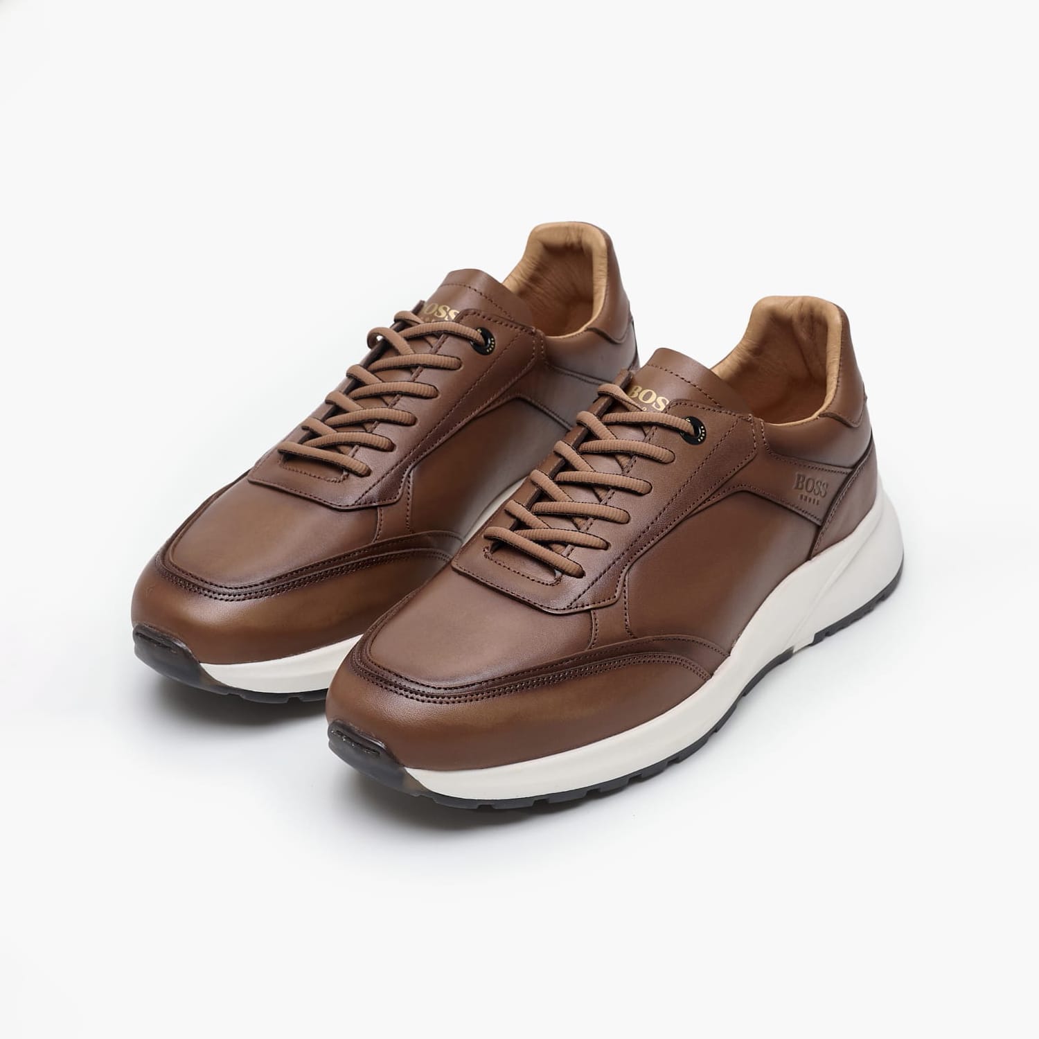 Ανδρικά Παπούτσια Casual AZ273 Ταμπά Δέρμα Boss shoes Ανδρικά Παπούτσια Casual AZ273 Ταμπά Δέρμα Boss shoes