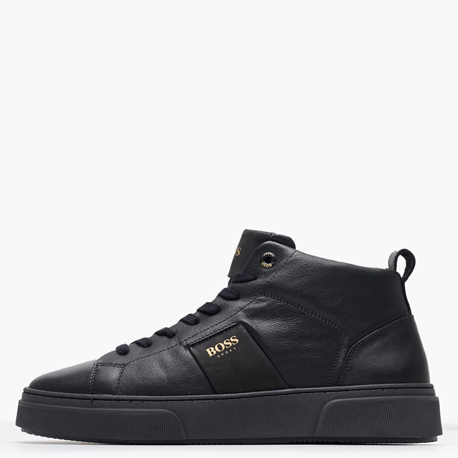 Ανδρικά Μποτάκια AZ520 Μαύρο Δέρμα Boss shoes