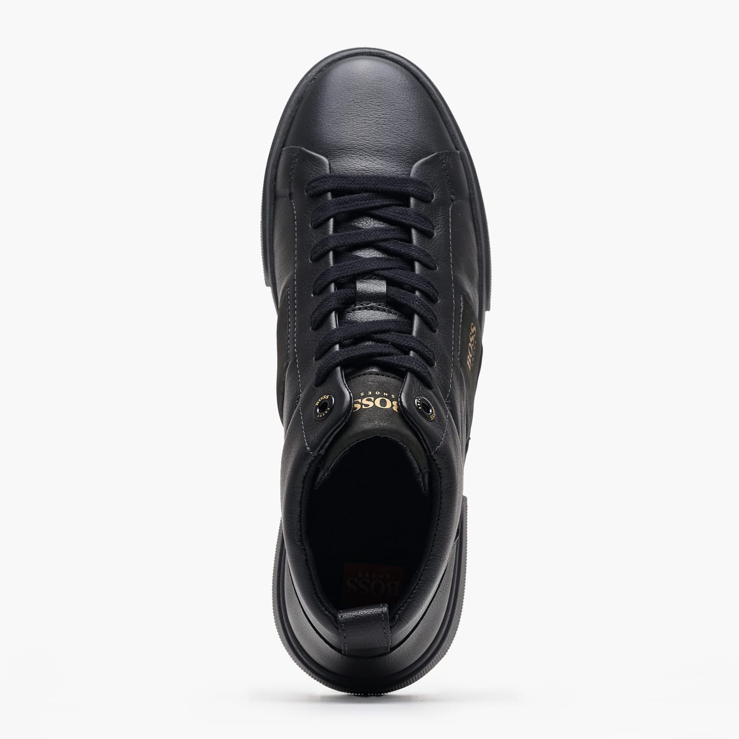 Ανδρικά Μποτάκια AZ520 Μαύρο Δέρμα Boss shoes