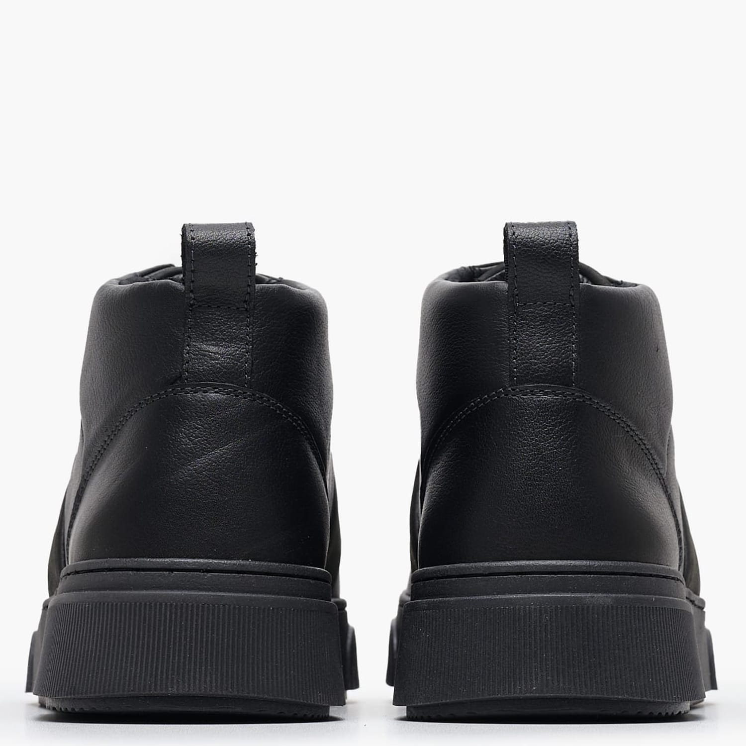 Ανδρικά Μποτάκια AZ520 Μαύρο Δέρμα Boss shoes